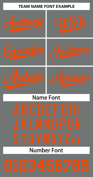 Custom Dark Gray Orange Classic Tops Basketball Jersey