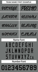 Custom Dark Gray Black Classic Tops Basketball Jersey