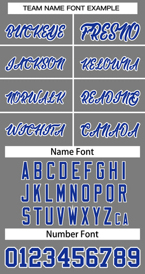 Custom Dark Gray Royal-White Classic Tops Basketball Jersey