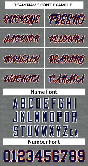 Custom Dark Gray Navy-Orange Classic Tops Basketball Jersey