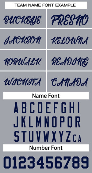 Custom Gray Navy Classic Tops Basketball Jersey