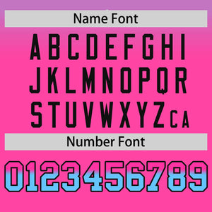 Custom Powder Blue Pink Gradient Fashion Tops Mesh Basketball Jersey For Women