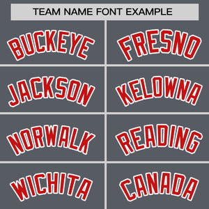 Custom Dark Gray White-Red Thick Slash Fashion Tops Mesh Basketball Jersey For Women