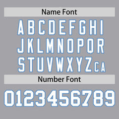 Custom Light Gray White-Light Blue Thick Slash Fashion Tops Mesh Basketball Jersey For Women