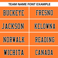 Custom Orange-Yellow Raglan Sleeves Fashion Authentic Football Jersey