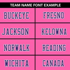 Custom Pink-Purple Raglan Sleeves Fashion Authentic Football Jersey