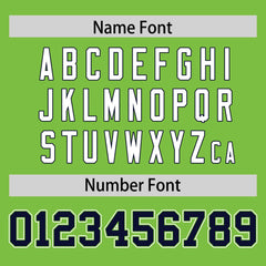 Custom Neon Green Personalized Classic Authentic Football Jersey