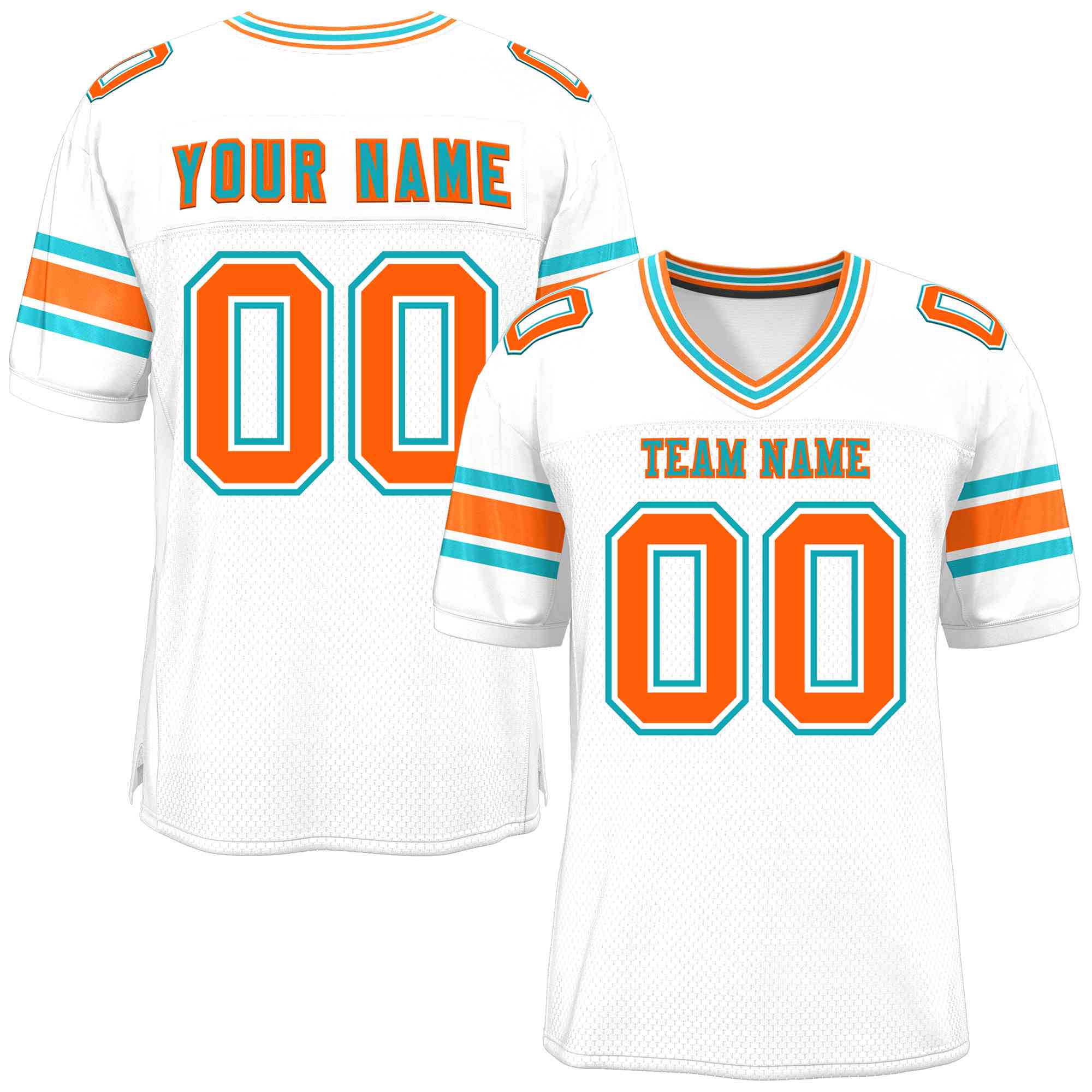 Custom White Personalized Classic Authentic Football Jersey