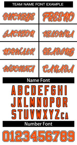 Custom White Orange-Black Classic Tops Mesh Basketball Jersey for Women