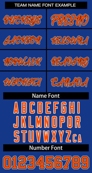 Custom Royal Orange-White Classic Tops Mesh Basketball Jersey for Women