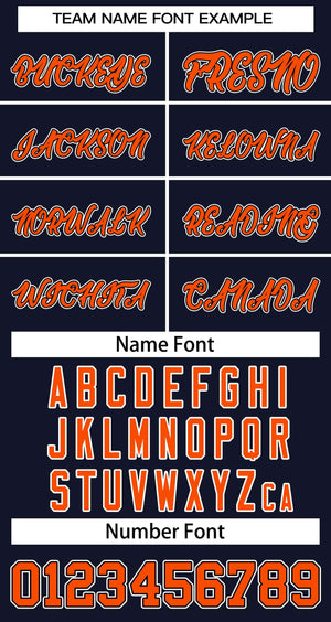 Custom Navy Blue Orange-White Classic Tops Mesh Basketball Jersey for Women