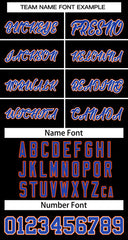 Custom Black Royal-Orange Classic Tops Mesh Basketball Jersey for Women