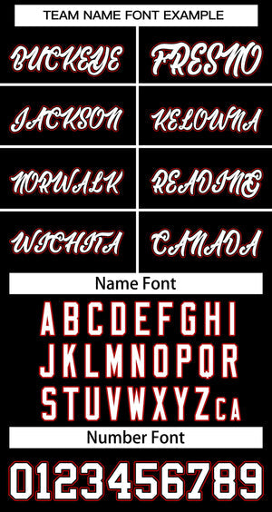 Custom Black White-Red Classic Tops Mesh Basketball Jersey for Women