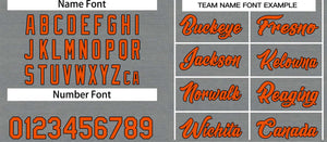 Custom Dark Gray Orange Classic Tops Casual Basketball Jersey