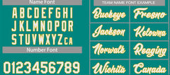 Custom Teal White-Yellow Classic Tops Casual Basketball Jersey