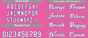 Custom Pink White-Royal Classic Tops Casual Basketball Jersey