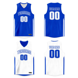 Custom Team Sports Shirts Reversible Personalized Basketball Jersey for Men/Youth