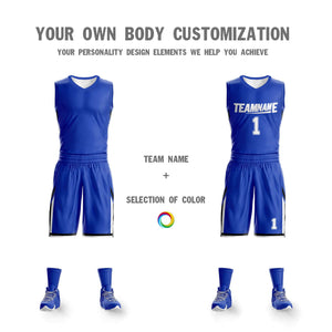 Custom Team Basketball Jersey Sportwear Reversible Sets Uniforms for Adults/Youth