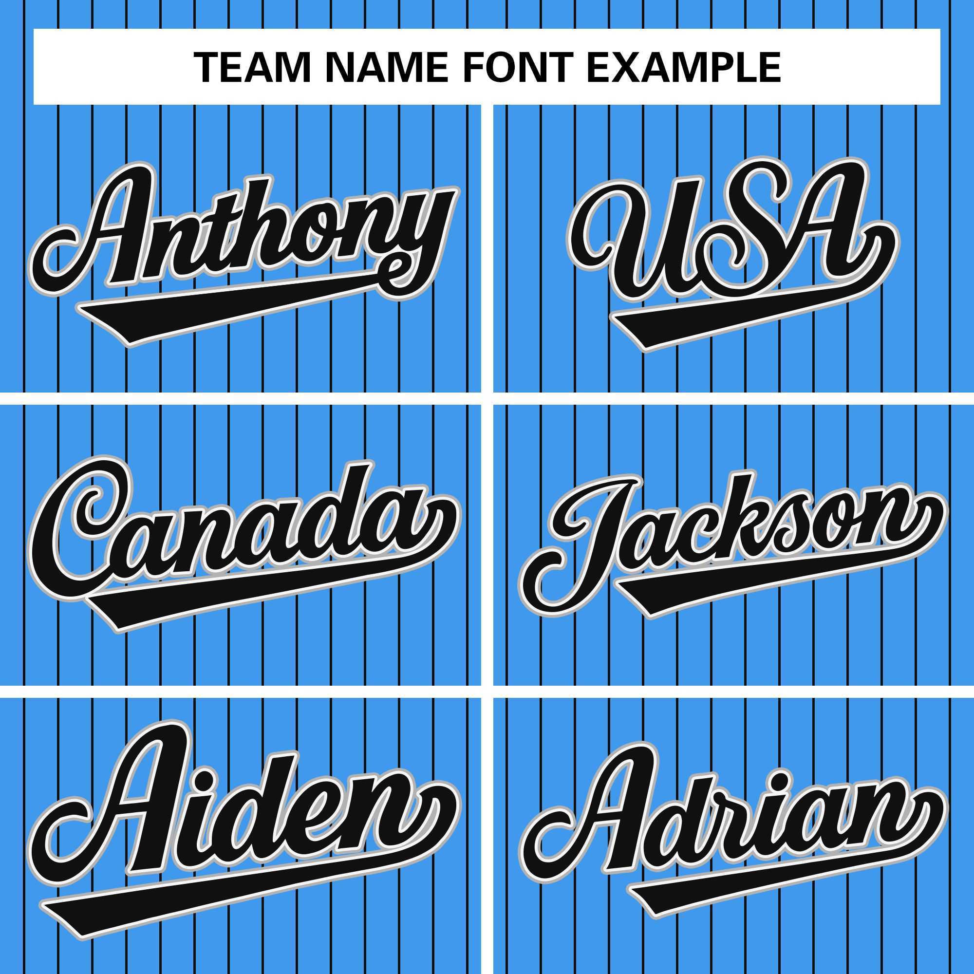 Custom Pinstripe Baseball Jerseys and Button-Down Shirts for Team Sports