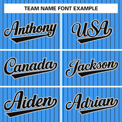 Custom Pinstripe Baseball Jerseys and Button-Down Shirts for Team Sports