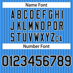 Custom Pinstripe Baseball Jerseys and Button-Down Shirts for Team Sports