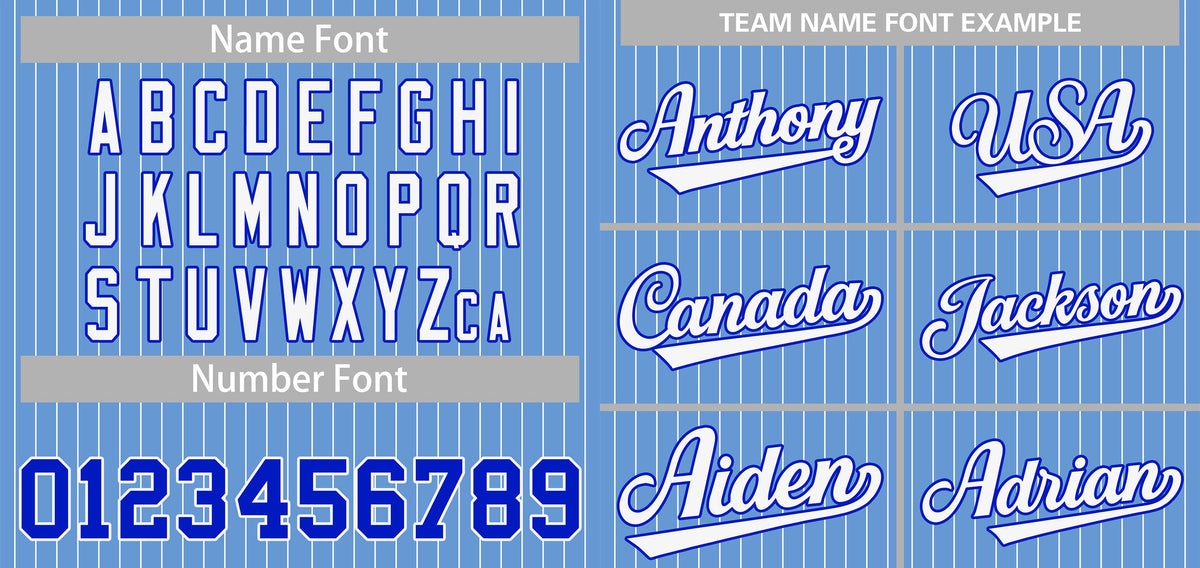 Custom Light Blue White-Royal Stripe Fashion Authentic Baseball Jersey