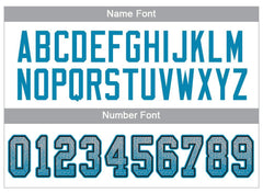 Custom Light Gray Panther Blue-Black Drift Fashion Mesh Authentic Football Jersey