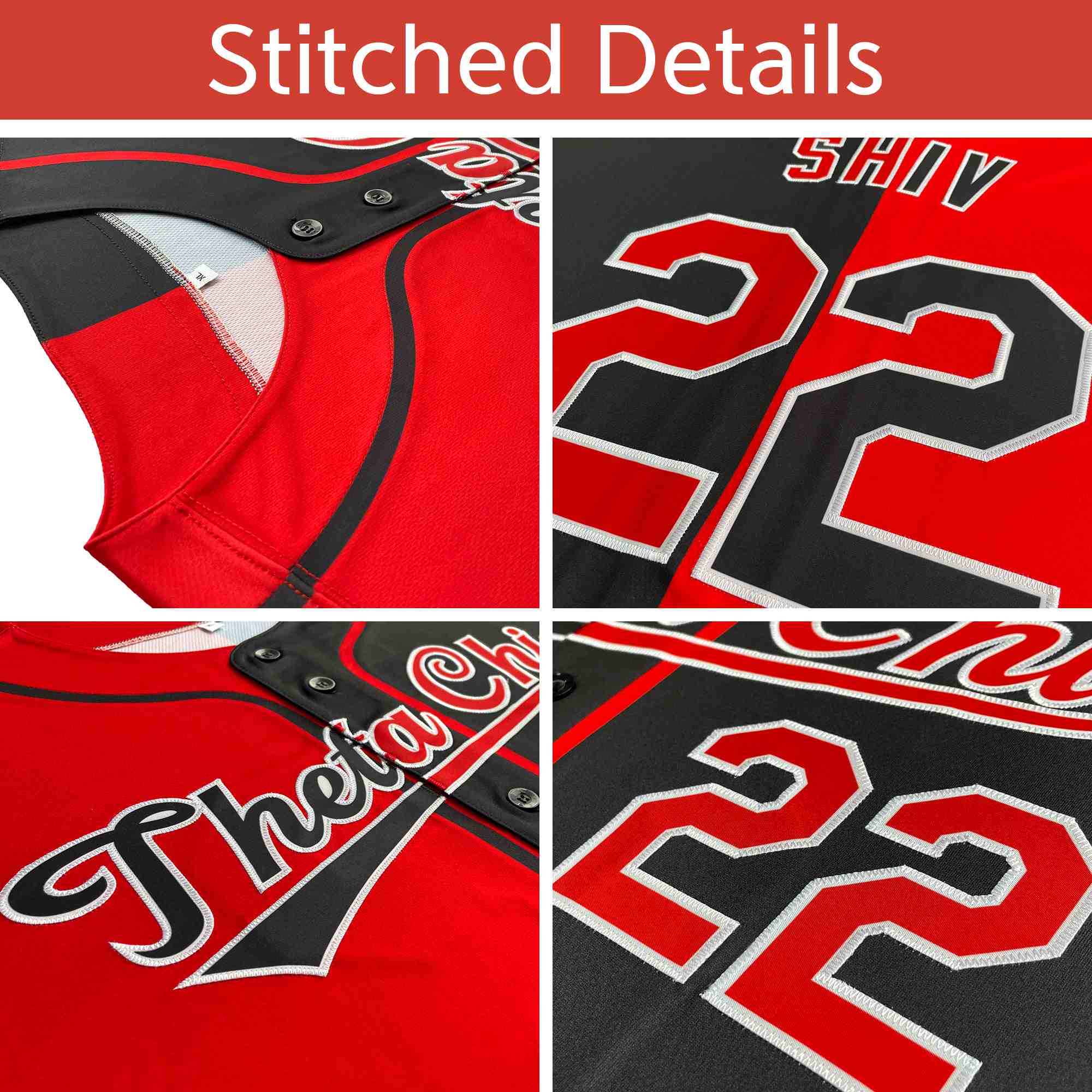 Custom Aqua Black-White Split Fashion Authentic Baseball Jersey