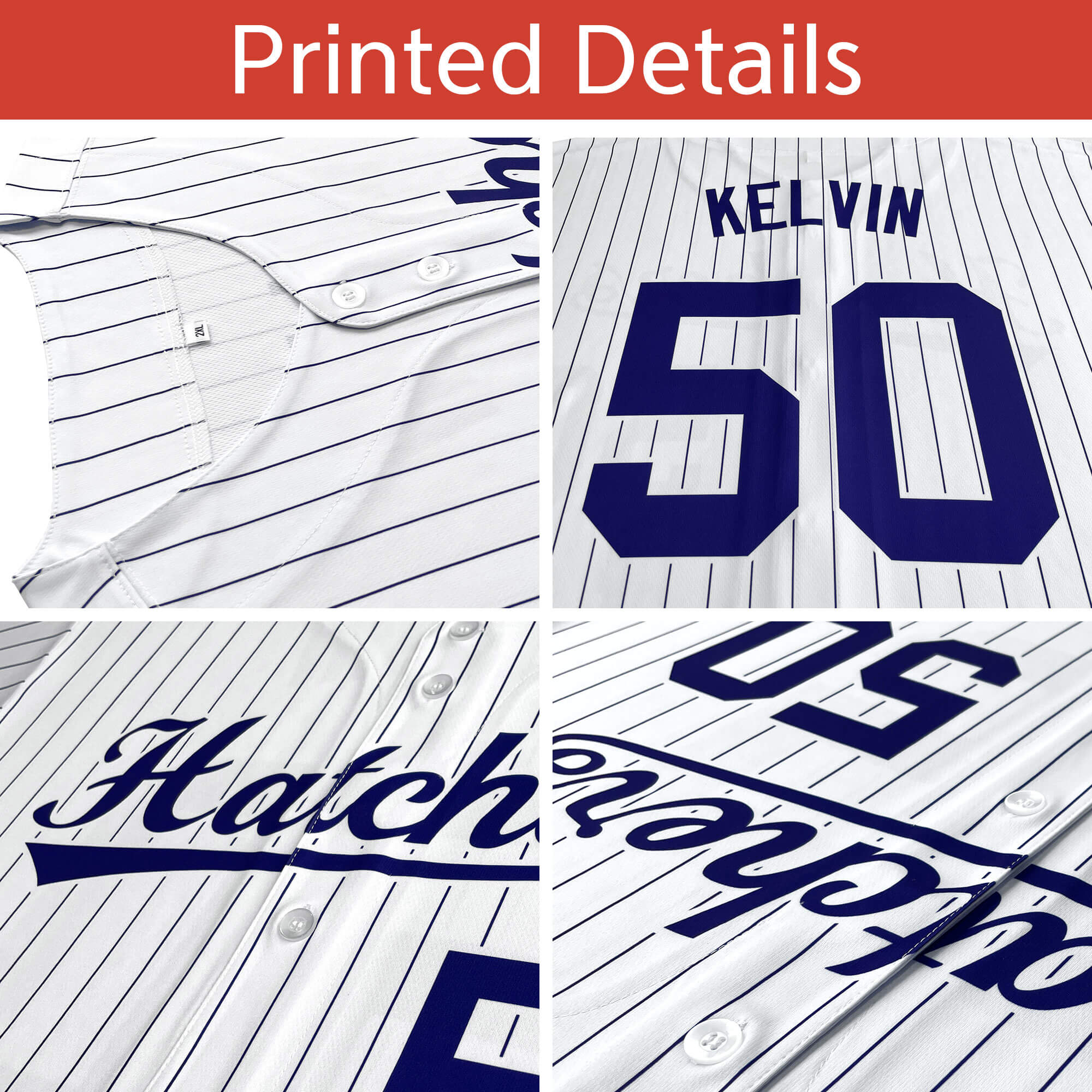 Custom Purple Gold Gradient Stripe Fashion Authentic Two-Button Baseball Jersey